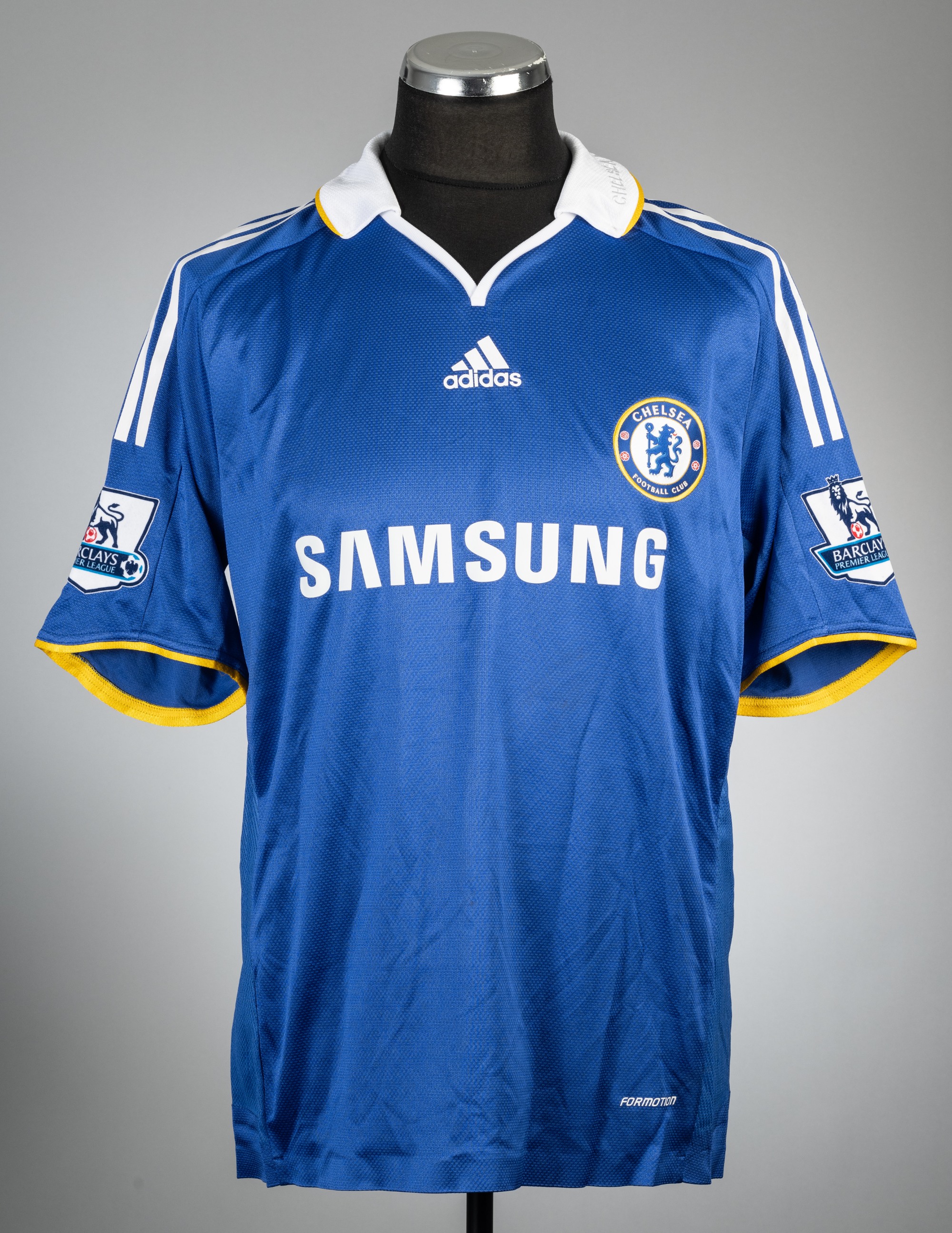 Juliano Belletti blue Chelsea no.35 home jersey, season 2008-09