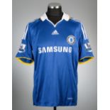 Juliano Belletti blue Chelsea no.35 home jersey, season 2008-09
