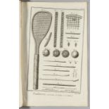 A complete set of nine tennis/paume engravings from Diderot's Encyclopedie, circa 1771,