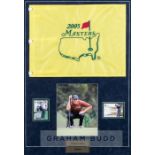 Stephen Ames signed 2005 Masters Champion framed presentation