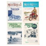 Collection of vintage motor cycling magazines, 1935 to 1960