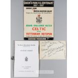 Miscellany of football memorabilia