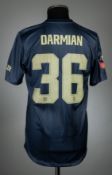 Matteo Darmian navy Manchester United Emirate F.A. Cup no.36 third choice jersey, season 2018-19