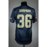 Matteo Darmian navy Manchester United Emirate F.A. Cup no.36 third choice jersey, season 2018-19