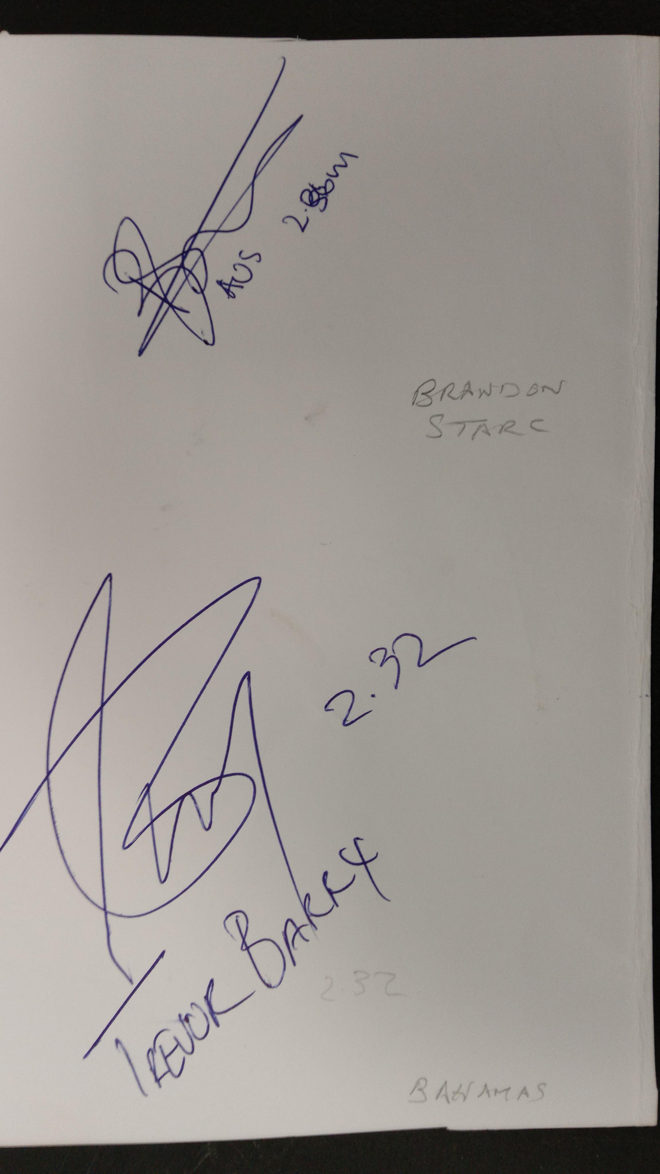 Collection of autographs of British and International athletes - Image 3 of 8