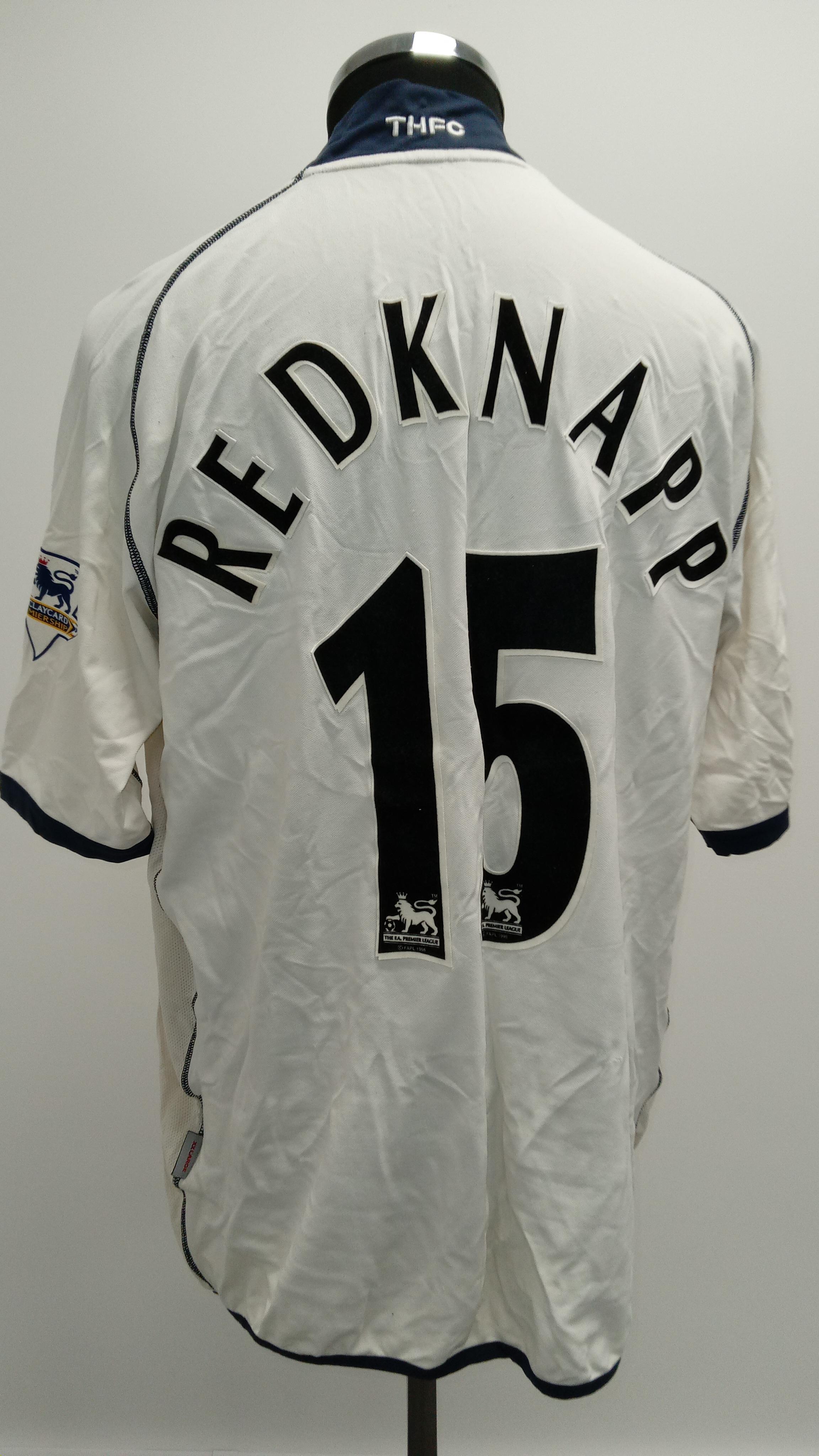 Jamie Redknapp white Tottenham Hotspur No.15 home jersey season 2003-04