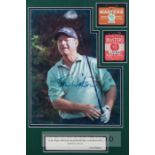 Tom Watson signed Masters framed presentation