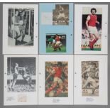 Collection of Arsenal F.C. player autographs