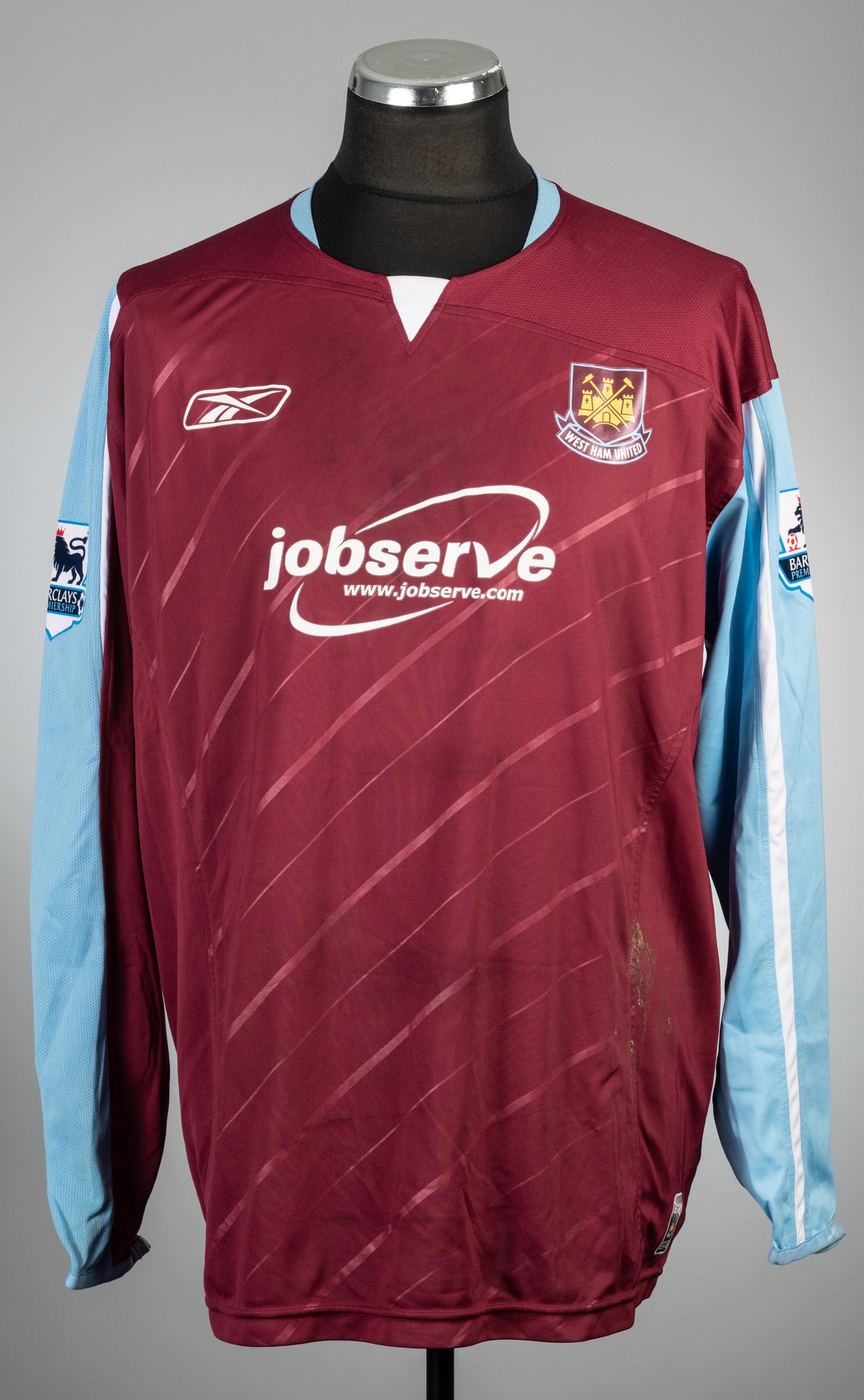 Danny Gabbidon signed claret & blue West Ham United no.4 home jersey, season 2005-06 - Image 2 of 2