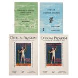 Olympic Games daily events programmes for Los Angeles 1932 and Rome 1960
