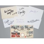 1966 England World Cup winning squad autographs