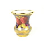 A Moorcroft miniature enamelled Pomegranate pattern vase, circa 1998