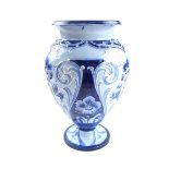 A rare James Macintyre & Co Florian Ware 'Dianthus' pattern vase by William Moorcroft, circa 1903