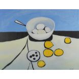 Scott, William 1913-1989 British AR Bowl Eggs and Lemons 1950.