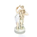 A German Karl ENS Volkstedt Neo Classical porcelain figurine, circa 1900 - 1919