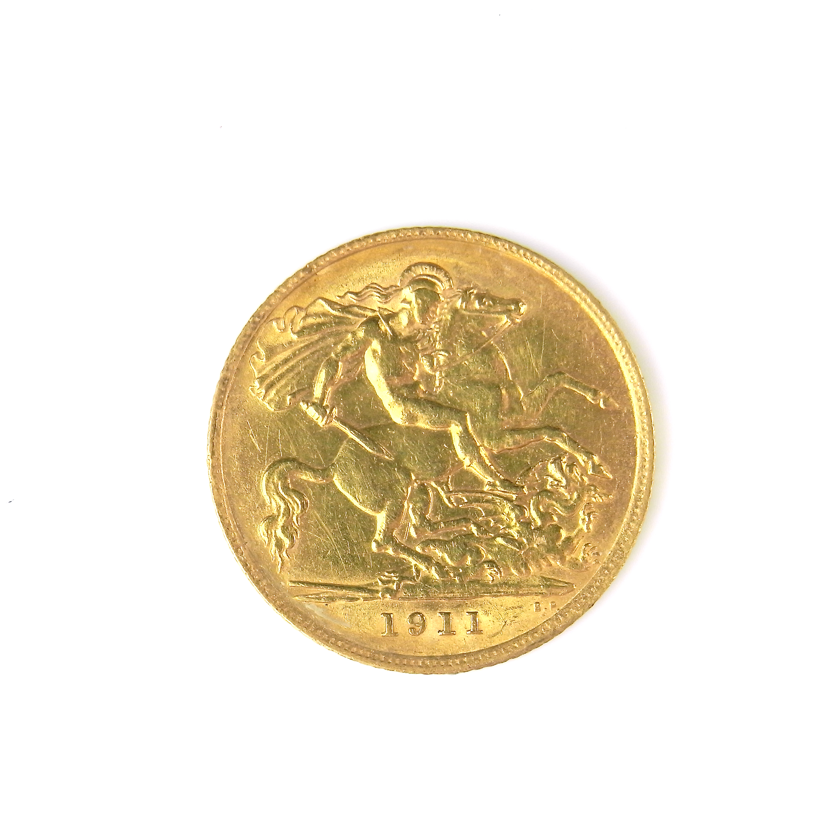 Gold half sovereign coin. - Image 2 of 2