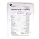 Absolutely Fabulous Signed Series Four Rehearsal Script