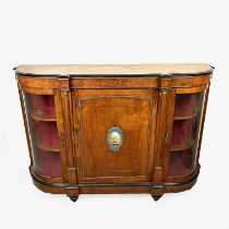 A French satin wood and ormolu mounted credenza, 19th century