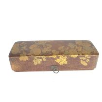 A Japanese lacquered pen box, 19th century