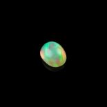 Loose oval cut opal weighing 0.96 ct.