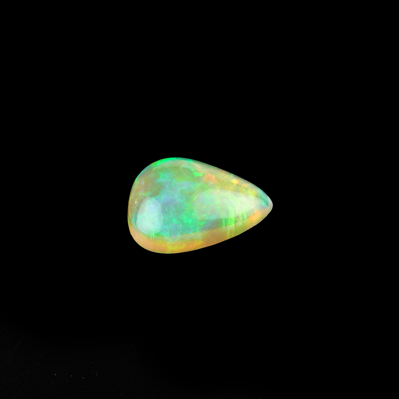 Loose pear cut opal weighing 2.34 ct.