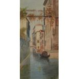 Bettini, G. Italian Pair: Venice St. Mark's Square, Canal scene