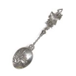 A Dutch silver spoon