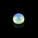 Loose circular cut opal weighing 2.70 ct.