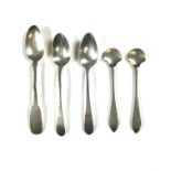 A group of Irish Provincial George III silver spoons, 18th/early 19th century