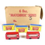 A rare collection of twenty four matchbox series No5 London Routemaster buses