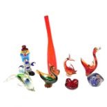 A group of Italian glassware, Murano, 20th century