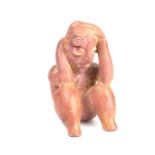 A Pre Columbian pottery figure, probably Narayit, Mexico