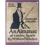 Nicholson, Sir William - Lithographic book entitled 'An Almanac of twelve Sports', first impression