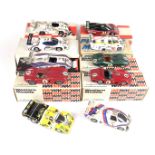 A collection of Le Mans Racing Car die-cast models