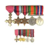 Militaria: A group of five WWII medals