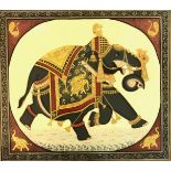 Indian painting of an elephant, 20th century
