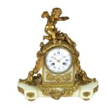 Raingo Fres a Paris 19th century ormolu French mantle clock.