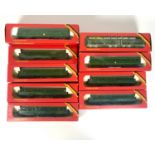 Hornby Railways: A collection of British Railway green Diesel Power Cars and Centre Cars, 00 gauge