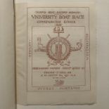 Record of The University Boat Race Commemorative Dinner book, dated 1881