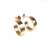 Cartier 18 ct yellow gold Love earrings.