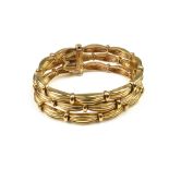 Tiffany & Co 18 ct yellow gold basket weave bracelet.