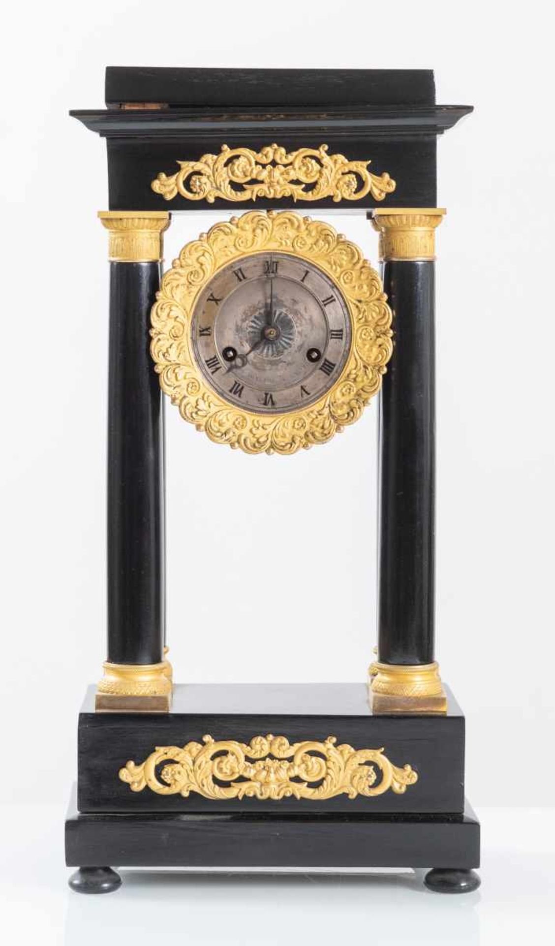 Manifattura francese del XIX secolo, Orologio a colonna. - Image 2 of 4