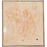 Simone Cantarini (Pesaro 1612 - Verona 1648), attribuito a, “Loth e le figlie”.