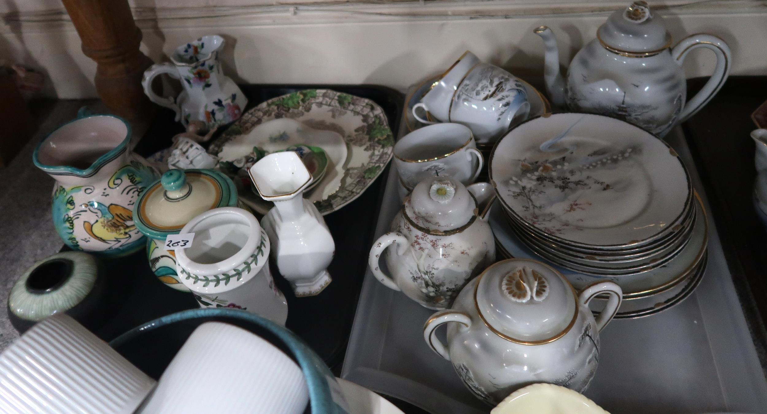 A quantity of ceramics including Japanese eggshell teasets, a Royal Standard part tea set, Blairs - Bild 3 aus 4