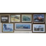A lot of twelve assorted railway prints (12) Condition report: Available upon request