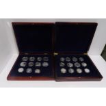 A lot comprising a cased set of silver proof coins 2008 - UK Coinage Shield of Arms & Emblems of