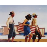 •JACK VETTRIANO (SCOTTISH CONTEMPORARY b. 1951) SWEET BIRDS OF YOUTH Print multiple, signed lower