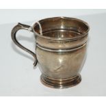 A silver christening mug Birmingham 1934 7 cm high 74 grams Condition report: Available upon