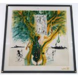 SALVADOR DALI (1904 - 1989) THE EMERALD TABLE Serigraph (print multiple), numbered (65/2000), 75 x