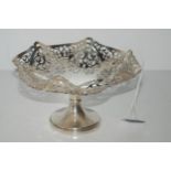 A silver pedestal basket, Birmingham 1994, 18.5cm diameter, 224 grams Condition report: Available